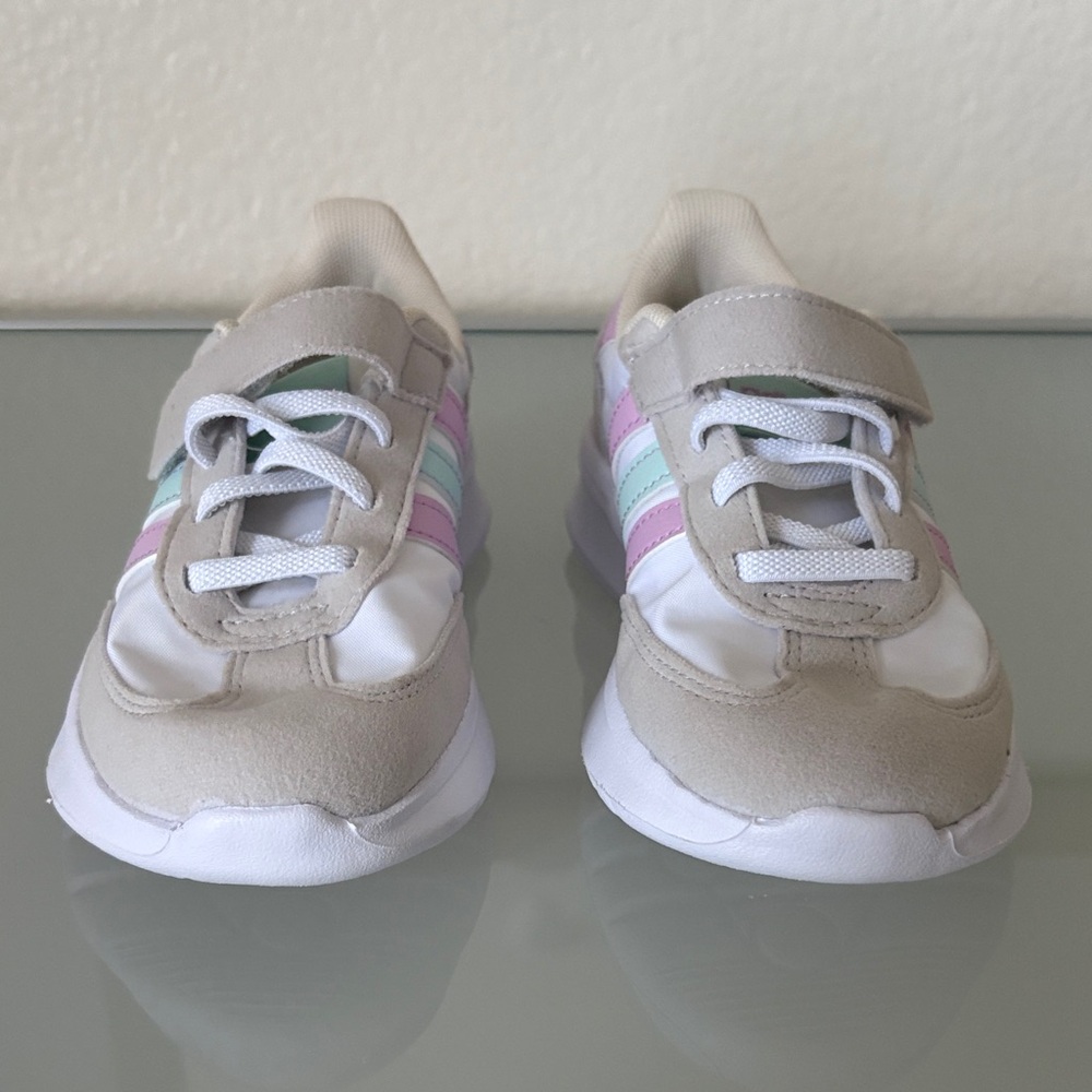 Adidas Run 70s Little Girl Sneakers Size One 1 - Picture 7 of 10